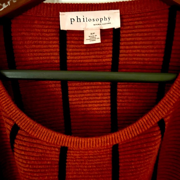 Philosophy Striped Sweater - Picture 3 of 3